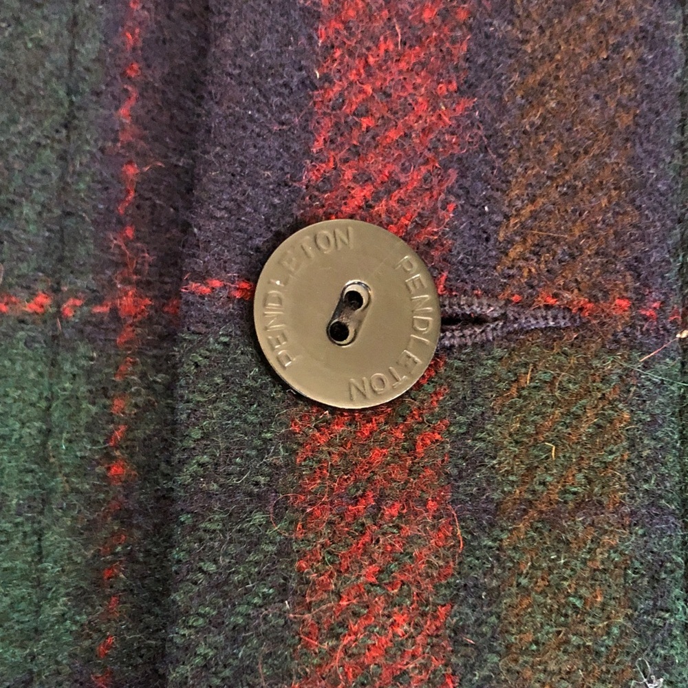 Vintage Pendleton Men's All Wool Shirt Jacket - Picture 2 of 13